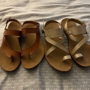 Set of TWO Chinese laundry sandals
